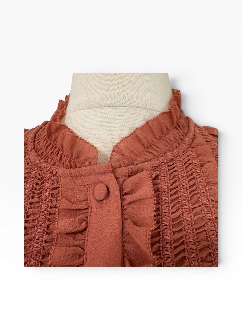 Sezane Ruffled Gasby Blouse - Picture 5 of 14